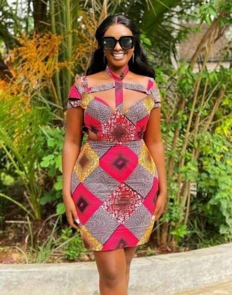 Ankara Outfits, Classy Short Dresses, African Print Tops, Short African Dresses, Best African Dresses, African Fashion Skirts, Latest Ankara, African Dresses Modern, Latest Ankara Styles