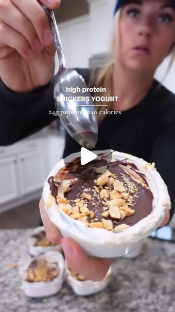 Greek Yogurt Macro Recipes, Chocolate Peanut Butter Greek Yogurt, Greek Yogurt Pb2 Dessert, Pb2 Cocoa Powder Recipes, Chip Replacement Healthy, Pb2 Cookie Mix Recipes, Frozen Yogurt Peanut Butter Cups, Pb Fit Dessert Recipes, Healthy Snacks With Greek Yogurt