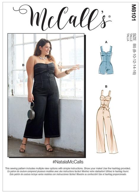 Excited to share the latest addition to my #etsy shop: ROMPER, JUMPSUIT Sewing Pattern by McCall Jumpsuit Belt, Jumpsuit Pattern Sewing, Plus Jumpsuit, Rompers Womens Jumpsuit, Romper Pattern, Overall Jumpsuit, Fitted Jumpsuit, Mccalls Sewing Patterns, Vogue Patterns