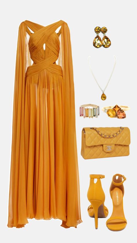 Mustard Colour Dress, Mustard Aesthetic, Colour Outfit, Chic Dress Classy, Mommy Outfits, Fancy Frocks, Elegant Feminine, Event Outfit, Classy Work Outfits