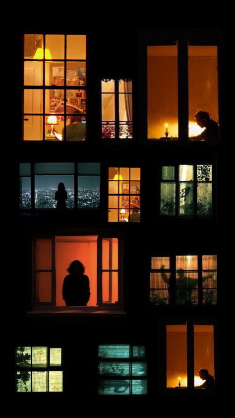 Windows At Night, Arte Jazz, Pop Art Wallpaper, Art Wallpaper Iphone, Photography Inspo, Night Photography, City Lights, Aesthetic Photo, Cinematography