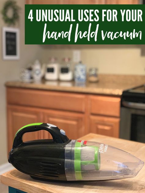 Your hand held vacuum can do a lot more than clean up Cheerios and pet hair. It’s actually one of my favorite cleaning tools – there are many ways that it makes cleaning my house so much easier! Here are four places you might not have thought to use your hand held vacuum! Homemaking Binder, Hand Held Vacuum, Best Handheld Vacuum, Homemaker Schedule, Clean My House, Hand Vacuum, Dollar Tree Finds, Vacuum Storage, Kitchen Trash Cans