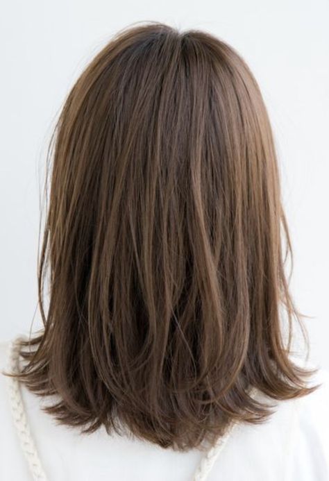 Haircuts For Straight Hair Medium, Mid Length Straight Hair, Golden Brown Hair Color, Brown Straight Hair, Dark Hair With Highlights, Hair Color Light Brown, Ash Blonde Hair, Haircuts For Medium Hair, Mid Length Hair