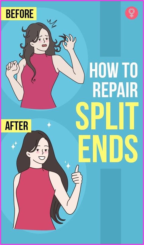 Bonus: Avoid using hair ties with metal clasps as it can cause hair breakage. #hairgrowthformula #hair #hairfall Hairstyles For Split Ends, Hair Ends Repair, How To Repair Split Ends, How To Treat Split Ends Hair, How To Reduce Split Ends, How To Heal Split Ends, How To Avoid Split Ends, Spilt Ends How To Get Rid Of, How To Get Rid Of Split Ends At Home