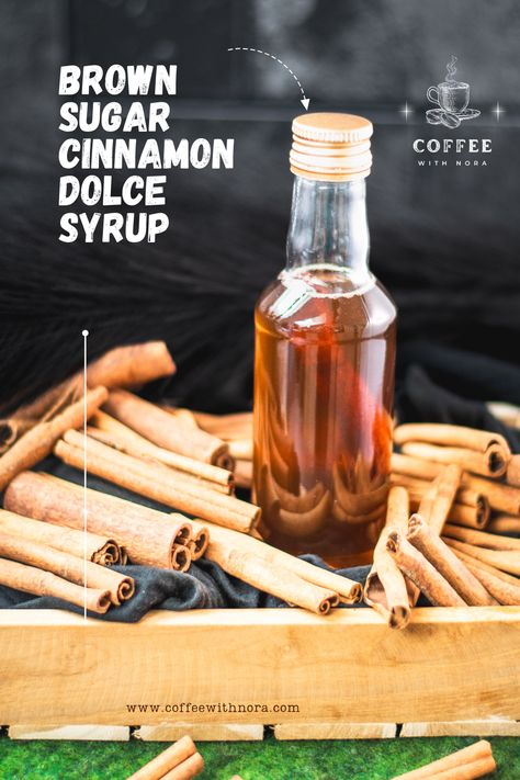 Unearth the magic hidden in our Brown Sugar Cinnamon Dolce Syrup! An intoxicating blend of rich brown sugar and warm cinnamon creates an explosion of sweet, spicy goodness. Elevate your desserts, turn your coffee into a gourmet treat, or drizzle over pancakes for a breakfast feast. One taste and you'll be hooked - it's pure indulgence in a bottle! Experience a flavor revolution today. Coffee Additives, Breakfast Feast, Cinnamon Dolce Syrup, Cinnamon Dolce Latte, Cinnamon Syrup, Sweet Magic, Cinnamon Dolce, Cinnamon Coffee, Spiced Cider