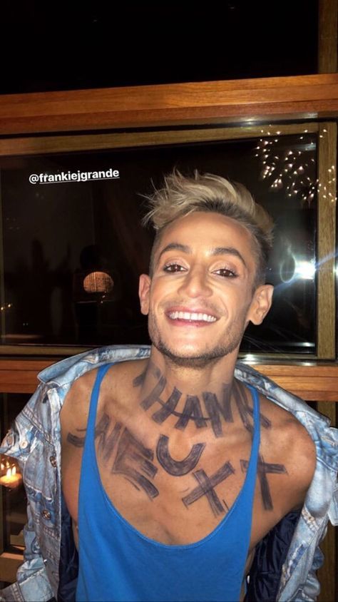 frankie grande Frankie Grande, Random Pictures, Thank U, Ariana Grande, Mars, Celebrities, Skin, Funny, Quick Saves