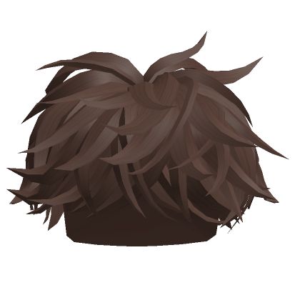 Brown Fluffy Middle Swept Hair Middle Part Fluffy Hair, Roblox Brown Curly Hair Codes, Brown Fluffy Hair, Brown Roblox Hair, Roblox Brown Ponytail Codes, Create An Avatar, Middle Parts, Fluffy Hair, Brown Hair