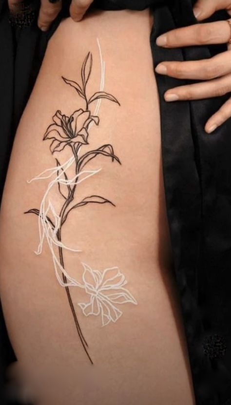 Side Thigh Tattoos Women, Side Hip Tattoos, Thumb Tattoos, Side Thigh Tattoos, Floral Thigh Tattoos, Flower Thigh Tattoos, Hip Thigh Tattoos, Hip Tattoos Women, Leg Tattoos Women