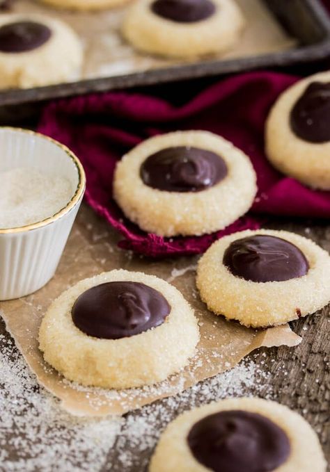 Peanut Butter Ideas, Thumbprint Cookies Christmas, Thumbprint Cookies With Icing, Cookies Thumbprint, Butter Ideas, Thumbprint Cookies Easy, Sugar Spun Run, Chocolate Thumbprint Cookies, Thumbprint Cookies Recipe