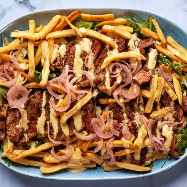 Steak Frites Salad by Ree Drummond Pioneer Woman Steak Salad, Steak Frites Salad, Pioneer Woman Steak, Cookbook Organization, Food Network Recipes Pioneer Woman, Easy Hollandaise Sauce, Steak Salad Recipe, Steak Frites, Pioneer Woman Recipes