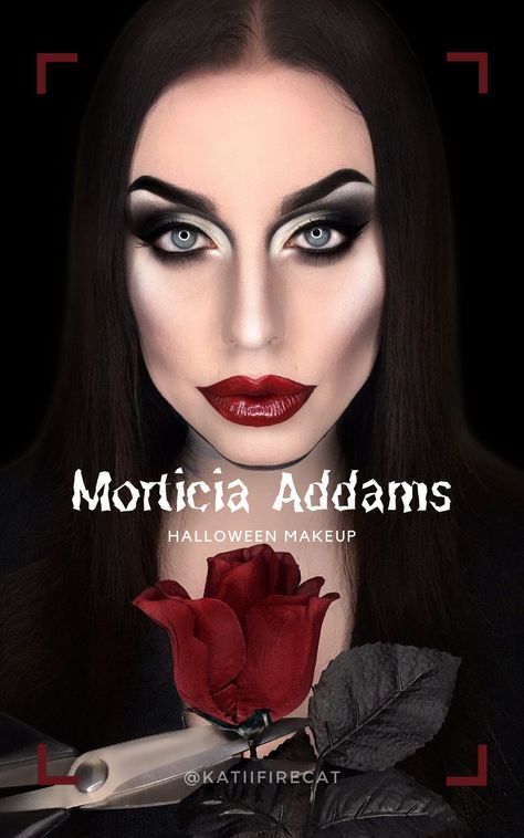 Gomez And Morticia Original, Adams Family Makeup Morticia Addams, Adams Family Morticia Makeup, Addams Family Makeup Morticia, Morticia Addams Hair And Makeup, Morticia Adam’s Make Up, Morticia Makeup Halloween, Mortisha Adams Make Up, Mortisha Make Up