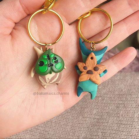 Zelda Clay Sculpture, Legend Of Zelda Clay Art, Legend Of Zelda Polymer Clay, Polymer Clay Korok, Zelda Diy Gift, Korok Zelda Clay, Diy Zelda Gifts, Nerdy Clay Projects, Polymer Clay Zelda