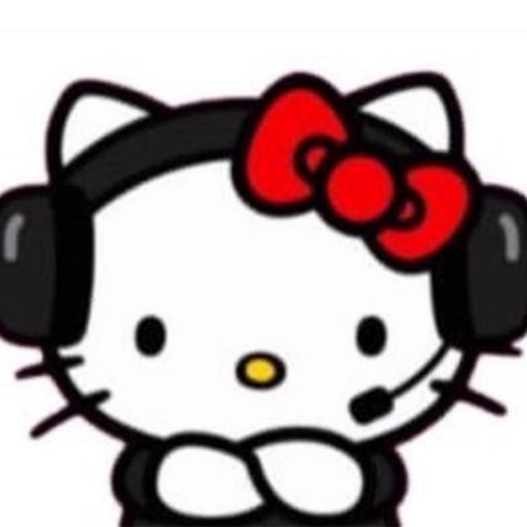 Gamer Hello Kitty, Hello Kitty Png, Art Hello Kitty, Kitty Png, Hello Kitty Themes, Kitty Art, Blackpink Icons, Hello Kitty Art, We Heart It