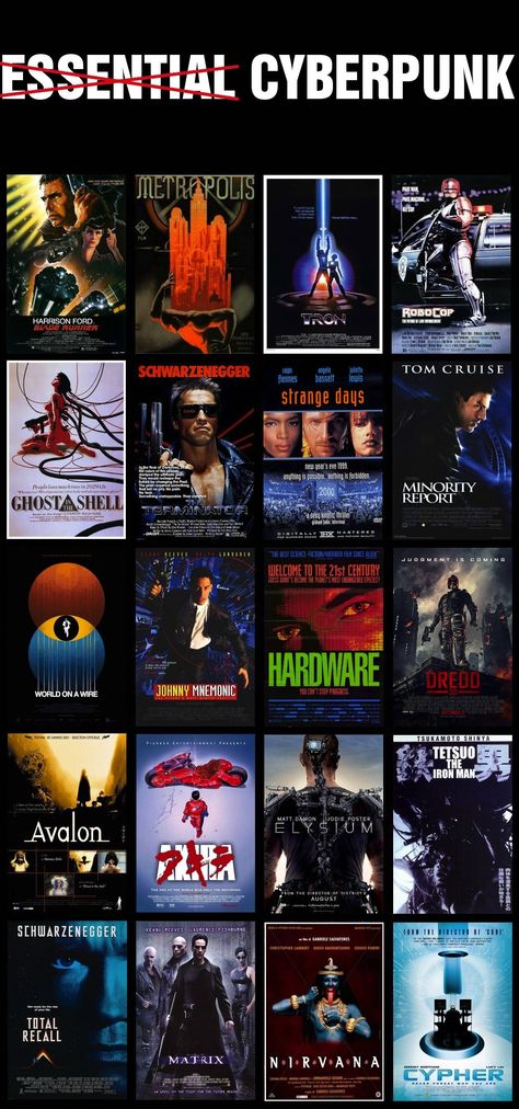 Cool Movies To Watch, Film Suggestions, Weird Movies, Cyberpunk Movies, Scifi Movies, Films To Watch, Film Recommendations, Movie Hacks, Movie Recommendations