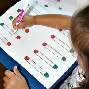 Simple preschool handwriting worksheets strengthen fine motor skills and confidence with a writing utensil. Print these handwriting worksheets off today! Preschool Handwriting, Drawing Worksheets, Handwriting Activities, Preschool Fine Motor, Preschool Writing, Handwriting Worksheets, Tot School, Preschool At Home, Pre Writing