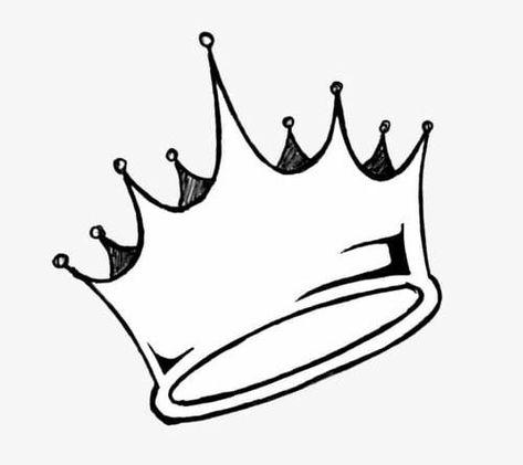 Crown Black And White, Cartoon Crown, Black And White Png, Quilling Supplies, Pokemon Painting, Crown Png, Crown Drawing, White Cartoon, Clip Art Library