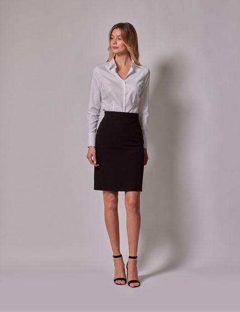 Women Work Suits Office Wear, Formal Business Attire Women Skirt, Business Core Outfits For Women, Skirt And Shirt Outfits Formal, Formal Work Outfits Women Office Wear, Classy Business Outfits Skirt, Corporate Outfits For Women Classy Skirt, Suits Skirt For Women, Formal Outfits For Women Skirt