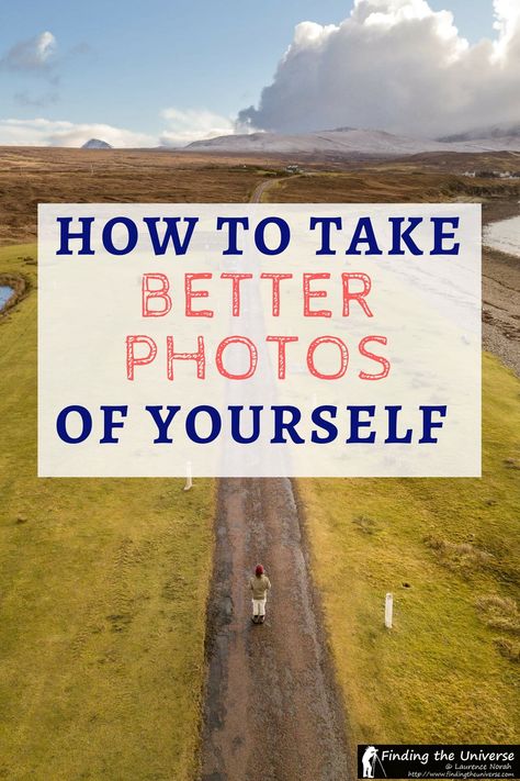 Wondering how to take good pictures of yourself? This post has detailed tips and advice on getting better photos of you. As well as going through the various options you have for taking pictures of yourself, be that on your travels or more generally, it also has tips for getting better photos of yourself! Taking Pictures Of Yourself, How To Look Good In Pictures, Be More Photogenic, Take Good Pictures, Photos Bff, Good Pictures, Family Beach Pictures, Foto Tips, Take Better Photos