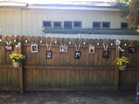 neat way to display pictures at engagement party Outdoor Engagement Party, Engagement Party Games, Display Pictures, Outdoor Engagement, Wedding Dress Pictures, Party Party, Host A Party, Dress Picture, Photo Displays