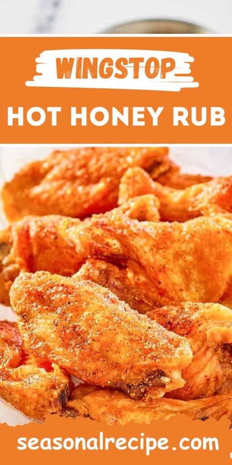 Bring the authentic flavors of Wingstop right into your kitchen with this Wingstop Hot Honey Rub Recipe. Specially crafted for chicken wings ... Wings Recipe Baked, Hot Honey Recipe, Chicken Wing Recipes Fried, Honey Chicken Wings, Hot Wing Recipe, Honey Chicken Recipe, Wing Sauce Recipes, Chicken Wing Recipes Baked, Lose Stomach