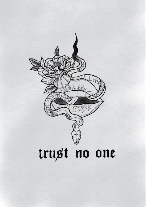 Trust no one | #tattoo #tattoos #sketch 1996 Tattoo, Trust No One Tattoo, Leg Sleeve Tattoos, Leg Tattoo Ideas, One Tattoo, Cool Arm Tattoos, Leg Sleeve Tattoo, Pretty Tattoos For Women, Leg Sleeve