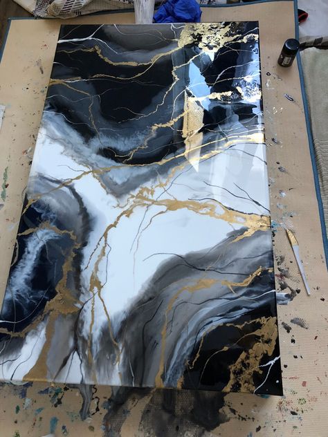 #resin #resinart #resinartist #resinartwork #resinpour #resinartdiy Latest Bathroom Tiles Design, Diy Resin Table, Abstract Painting Acrylic Modern, Rental Home Decor, Retail Store Interior Design, Boho Art Drawings, Epoxy Countertop, Latest Living Room Designs, Resin Wall Art