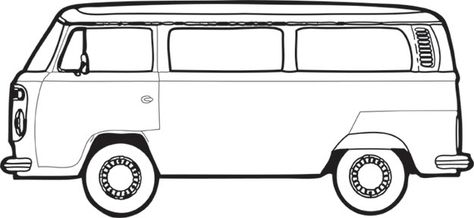 vw bus stencil | VW Bus Paint Off Bus Camper Interior, Vw Bus Drawing, Camper Drawing, Bus Clipart, Van Drawing, Bus Drawing, Volkswagen Camper Van, Bus Art, Vw Art