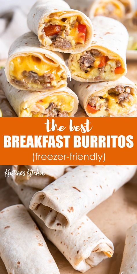 Breakfast Burritos Frozen High Protein, Breakfast Sausage Meal Prep, Meal Prep Breakfast Wraps, High Protein Freezer Breakfast Burritos, Make Ahead Freezer Breakfast Burritos, Protein Breakfast Burrito Meal Prep, Easy Healthy Breakfast Meal Prep Ideas, Breakfast Burrito Meal Prep Healthy, Healthy Freezer Breakfast Burritos