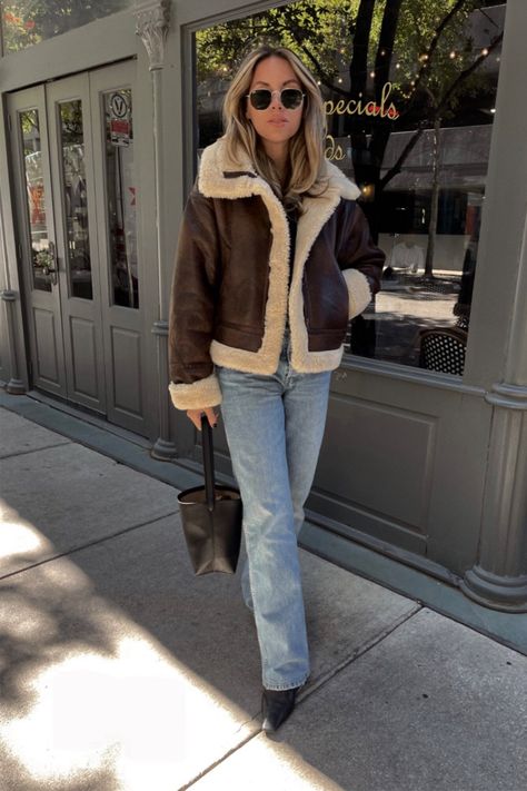 Sherpa Coat Outfit, About The Teacher, Sherpa Jacket Outfit, Winter Leather Jackets, Fall Winter Coat, Walmart Fashion, Nashville Outfits, Dallas Fashion, Coachella Fashion