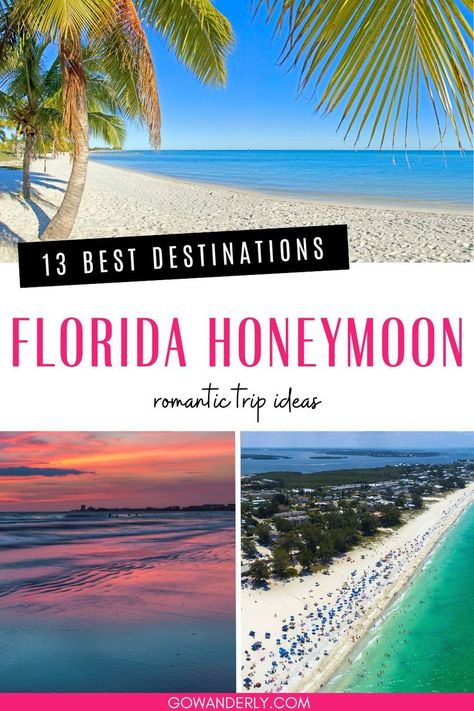 Explore romantic honeymoon destinations in Florida for an unforgettable trip. Romantic Florida Getaway, Places To Honeymoon, Florida Honeymoon, Best Honeymoon Resorts, Florida Getaway, Florida Adventures, Romantic Honeymoon Destinations, Honeymoon Resorts, Best Honeymoon