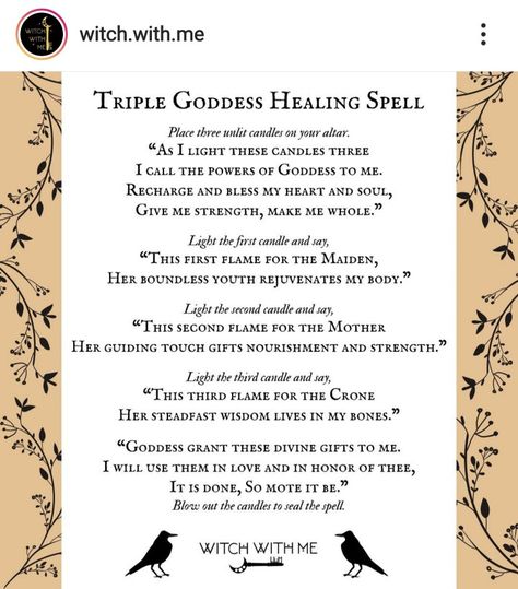 Banishing Illness Spell, Health Spells Magic, Spells To Heal Illness, Latin Witch Spells, Spell For Healing, Glamor Magic, Spell Chants, Hekate Goddess, Witchcraft Quotes