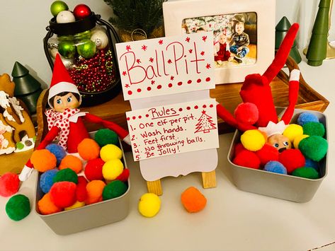 Ball Pit, On The Shelf, Elf On The Shelf, Elf, Novelty Christmas, Christmas Ornaments, Holiday Decor, Christmas, Quick Saves