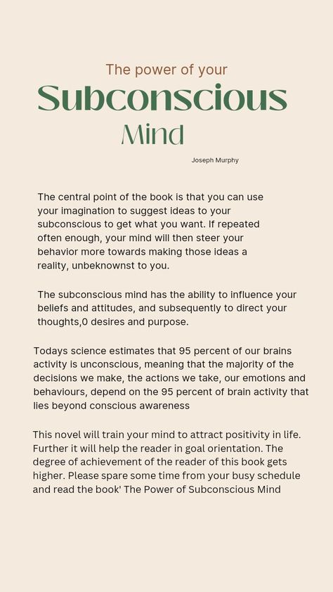 Subconscious mind | Joseph Murphy Dr Joseph Murphy, Soul Retrieval, Murphy Law, Joseph Murphy, Brain Activities, Get What You Want, Subconscious Mind, Super Powers, Role Models