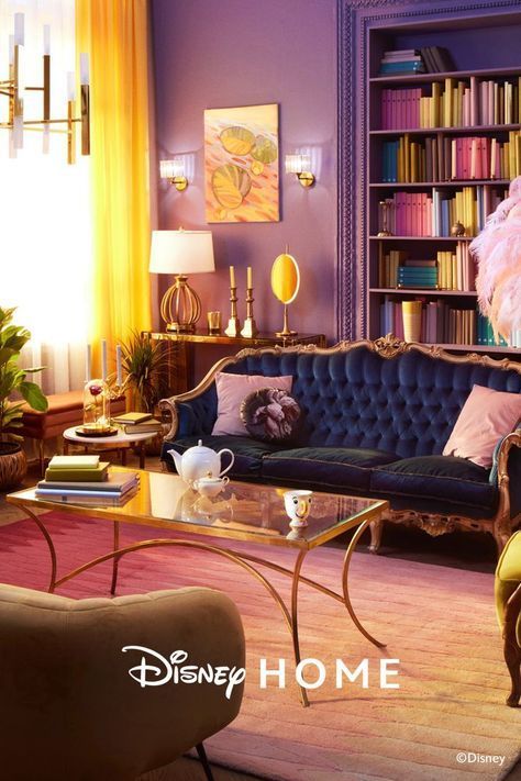 Beauty And The Beast Inspired Living Room, Beauty And The Beast Inspired Room, Disney Living Room Ideas, Kids Bedrooms Boys, Home Decor Cozy, Future Office, Cool Kids Bedrooms, Cozy Nursery, Boy Bedroom Design