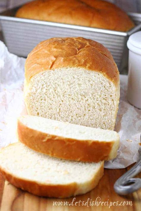 White Sandwich Bread, Homemade White Bread, Pinterest Food, White Bread Recipe, Bake Bread, Hot Bread, Recipes Bread, Bread Art, Dough Recipes