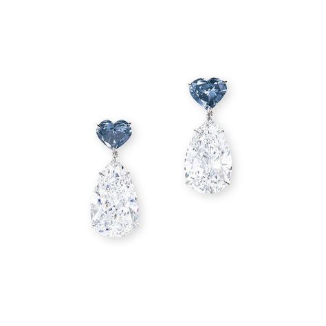 Tiaras Jewellery, 1 June, Blue Diamonds, Jewelry Auction, Heart Shaped Diamond, Girly Jewelry, Gems Jewelry, Dream Jewelry, Something Blue