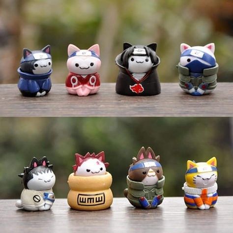 Naruto gatos Clay Magnets, Kawaii Toys, Weird Food, Diy Clay Crafts, Football Cards, Toy Figures, Diy Clay, Action Figures Toys, Cartoon Kids