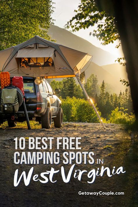 For a smaller state, scenic West Virginia has lots of incredible opportunities for free camping. Here are 10 terrific options to check out. 10 Best Places for Free Camping in West Virginia West Virginia Camping, Monongahela National Forest, West Virginia Travel, West Va, Truck Bed Camping, Solo Camping, Virginia Travel, Rv Living Full Time, Camping Locations