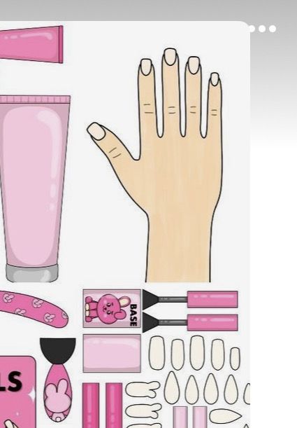 Paper Doll Nails, Kate Made Nails Paper, Paper Nails Diy, How To Make Fake Nails With Paper, Nail Paper, Paper Dogs, Paper Doll Dress, Paper Doll Template, Hand Images