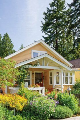 Yellow House Exterior, Cottage Journal, Yellow Cottage, Cottage Exterior, Yellow House, Charming House, Yellow Houses, Garden Path, Cute House