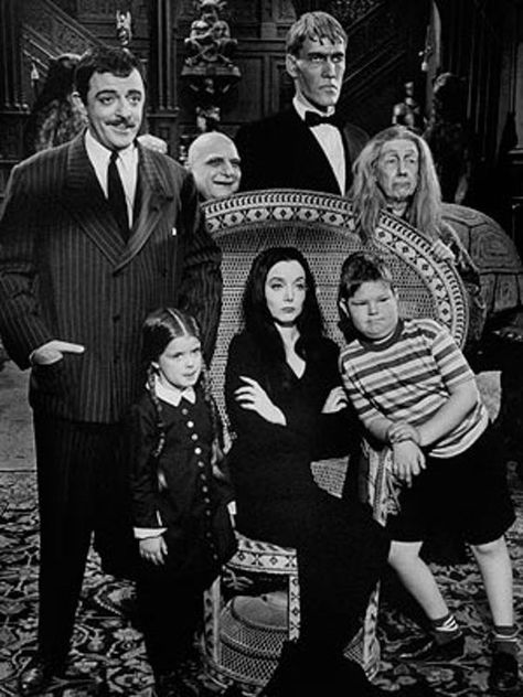 The Adams Family Original Addams Family, The Addams Family 1964, Addams Family Tv Show, Family Tv Series, Addams Familie, Charles Addams, Carolyn Jones, Brian Johnson, Morticia Addams