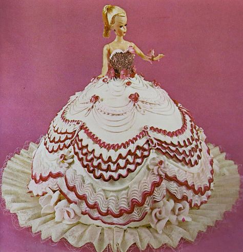 Wilton Doll Cake 1960s | by hmdavid Doll Birthday Cake, Barbie Doll Cakes, Vintage Birthday Cakes, Making Cakes, Wilton Cake Decorating, 50th Birthday Cake, Amazing Cake, Barbie Cake, Community Support