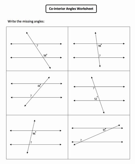 Year 7 Maths Worksheets, Lines Worksheet, Geometry Angles, Supplementary Angles, Angles Worksheet, Lines And Angles, Vertical Angles, Geometry Activities, Geometry Worksheets