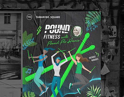 Tamarind Square, Pound Fitness, Playing The Drums, Street Performers, Class Poster, Jam Session, The Drums, Behance Portfolio, New Work