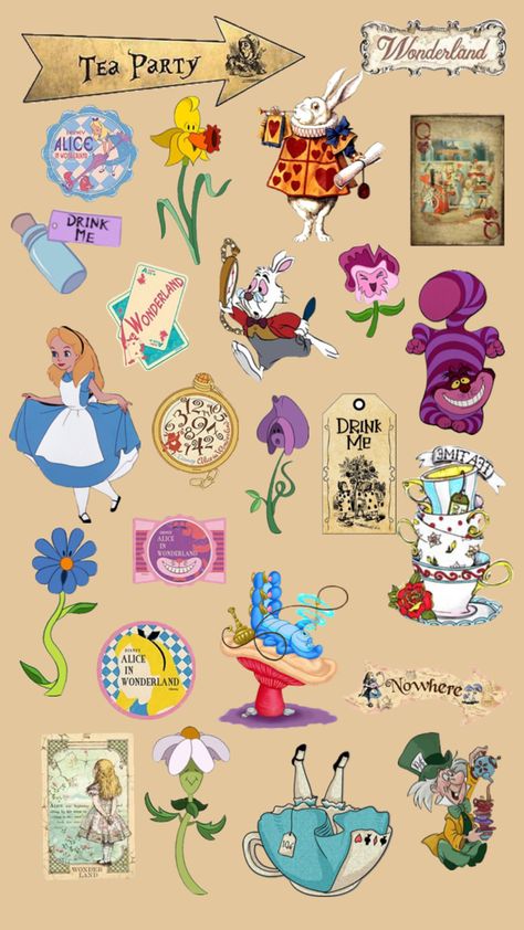 Cheshire Cat Wallpaper, Alice In Wonderland Collage, Alice In Wonderland Cartoon, Alice In Wonderland Clipart, Alice In Wonderland Aesthetic, Disney Alice, Adventures In Wonderland, Fairy Land, Cat Wallpaper