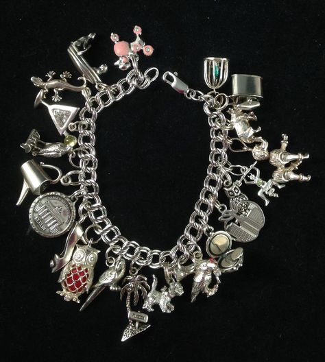 My 2000s charm bracelet Big Charm Bracelet, Hobby Lobby Charm Bracelet, 2000s Charm Bracelet, 2000 Bracelet, 2000s Accessories, James Avery Charm Bracelet, Chunky Charm Bracelet, Pandora Bracelet Charms Ideas, James Avery Charms