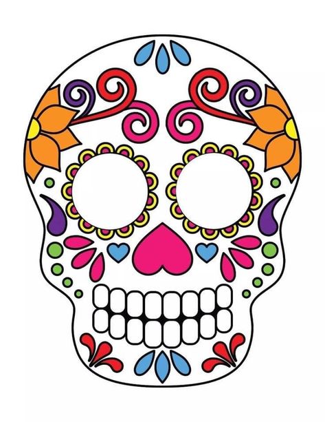 Sugar Skulls Ideas, Sugar Skull Diy, Dia De Los Muertos Decorations Ideas, Lovely Lines, Den Mrtvých, Halloween Ghost Decorations, Sugar Skull Design, Halloween Pumpkins Painted, Day Of The Dead Skull