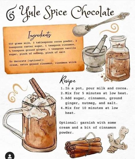 Winter Solstice Baking, Witch Food Recipes, Witchy Recipes Food, Yuletide Food, Yule Tea, Pagan Recipes, Potion Recipes, Witch Recipes, Cottagecore Recipes