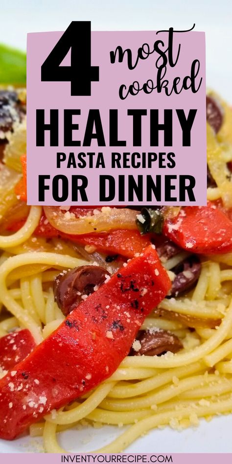 Healthy vegetarian pasta with peppers cooked 4 ways. pasta with peppers | pasta with peppers and onions olive oils | pasta with bell peppers veggies | easy pasta recipes vegetarian Pasta With Peppers And Onions, Easy Pasta Recipes Vegetarian, Healthy Vegetarian Pasta, Pasta With Bell Peppers, Pasta With Peppers, Pasta With Onions, Pasta Recipes Vegetarian, Peppers Pasta, Quick Pasta