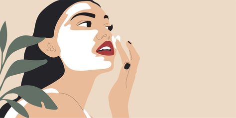 Redness Remedy, Cosmetics Illustration, Green Skincare, Natural Face Mask, Garnier Skin Active, Skin Redness, Beauty Illustration, How To Get Rid Of Acne, Skin Care Serum